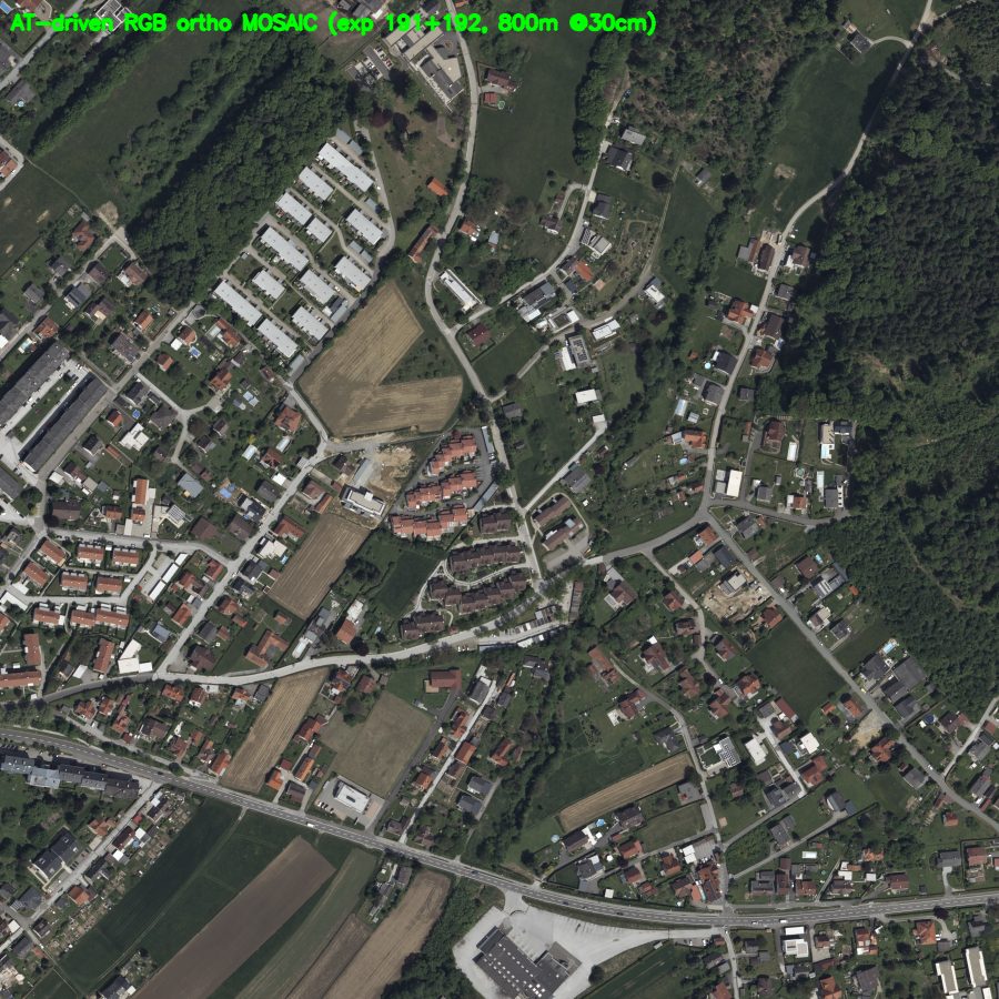 AT-driven RGB orthophoto mosaic